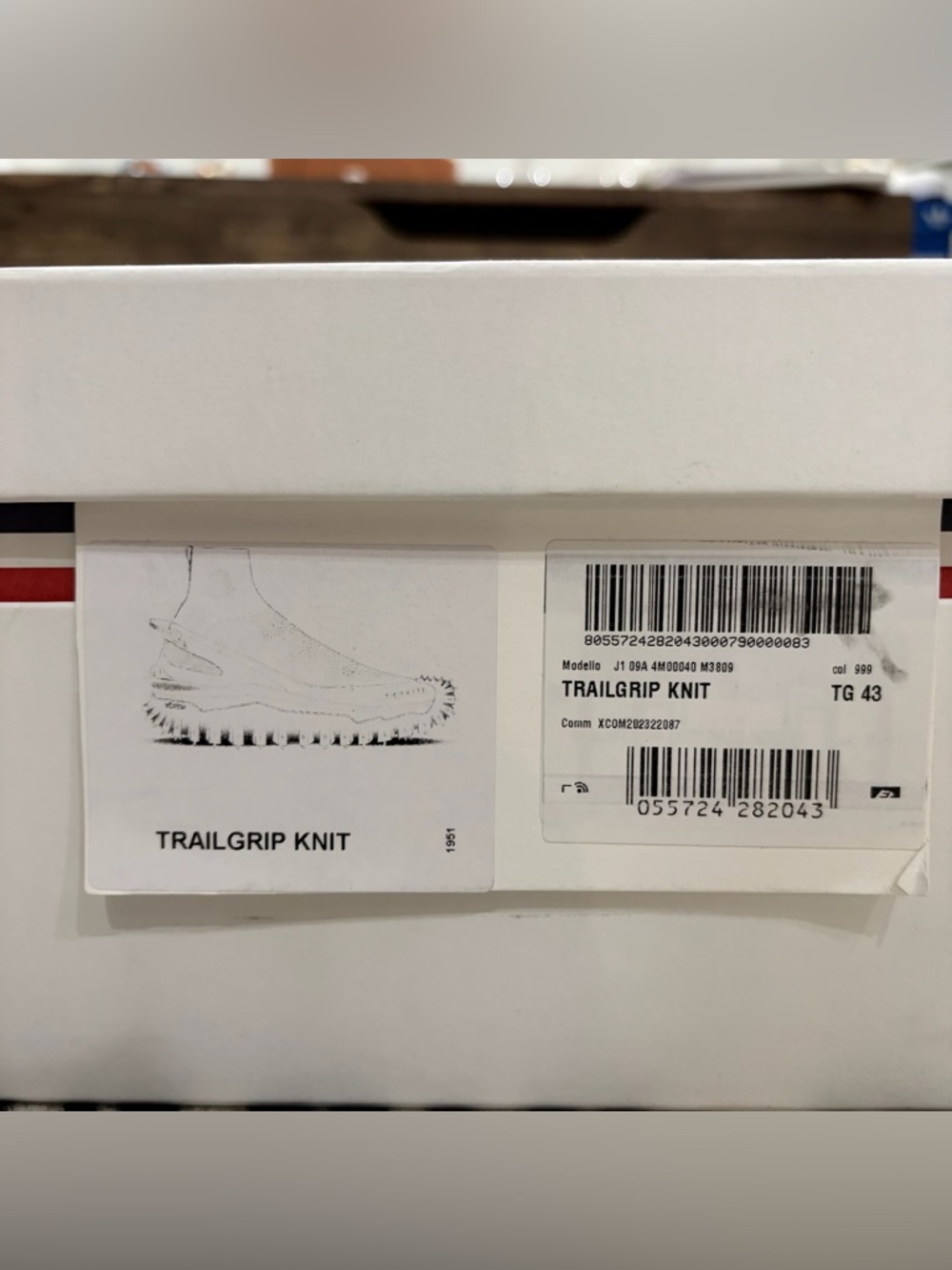 Moncler Trailgrip Knit Sock High Top Sneaker - Picture 11 of 13